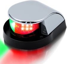 	Obcursco Boat Navigation Lights Red and Green Marine LED Bow Lights IP67	