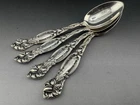 Frontenac by International Sterling Silver Set of 4 Demitasse Spoons Monogrammed