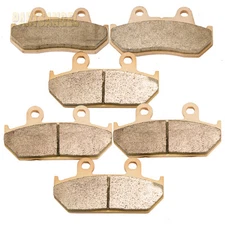 Front Rear Sintered Brake Pads For Honda Interceptor 700 VFR 700 1986-1987