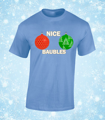 SCHÖNE KUGELN WEIHNACHTEN HERREN T-SHIRT LUSTIG FESTLICH DESIGN TOP FUN WEIHNACHTSWITZ UNHÖFLICH