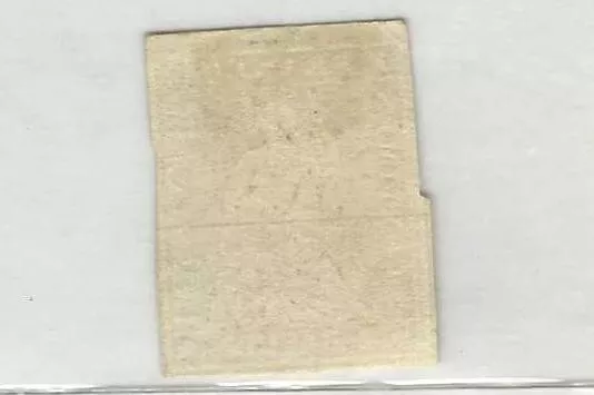 SWITZERLAND 1868 2R GRAY THICK PAPER ROUGH IMPERSSION ONE GREEN SILK THREAD - Image 2 of 2