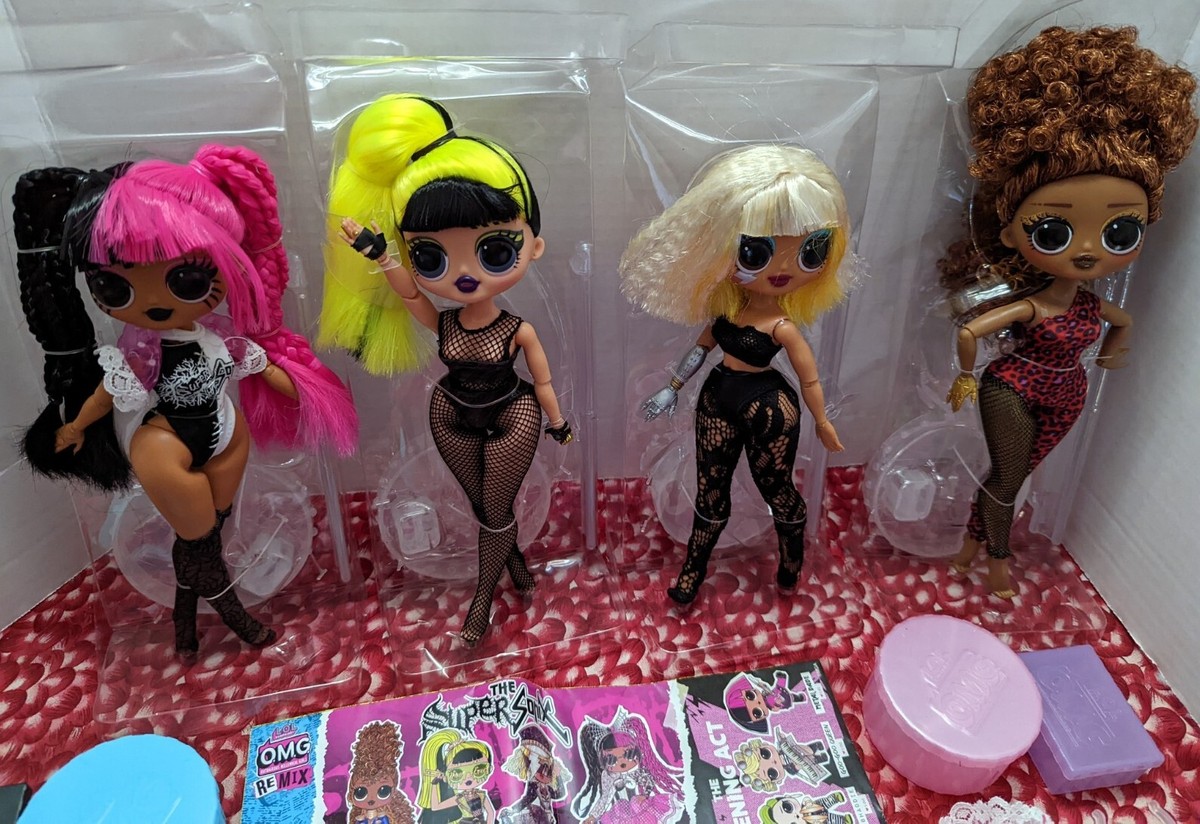 ariel★LOLサプライズ★ omg dolls 4体セット特別価格 L.O.L. Surprise 】 LOL サプライズ O.M.G. リミックス 4-in-1