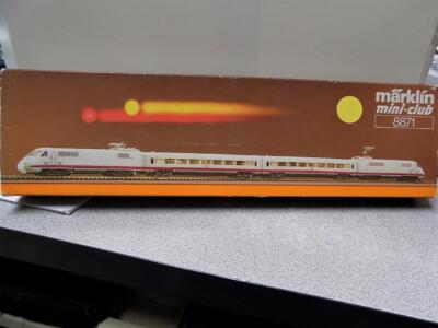 Z Scale 1:220 Märklin 8871 Z gauge Ice Train Set Org Box