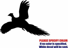 Pheasant Turkey Hunting Graphic Die Cut decal sticker Car Truck Boat Window 7"