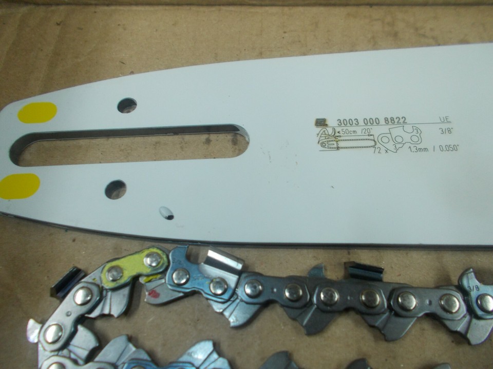 Stihl OEM 20" Pro Guide Bar & Chain 3/8" .050" 72DL 33RS 3003-000-8822 ...