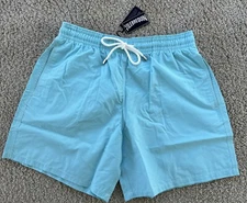 NWT 100% Authentic Vilebrequin VINTAGE Swim Trunks -LIGHT BLUE - L - MEN - LARGE