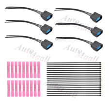 6pcs Ignition Coil Connectors Plug Clips for Honda Acura TL CL TSX RSX Type S