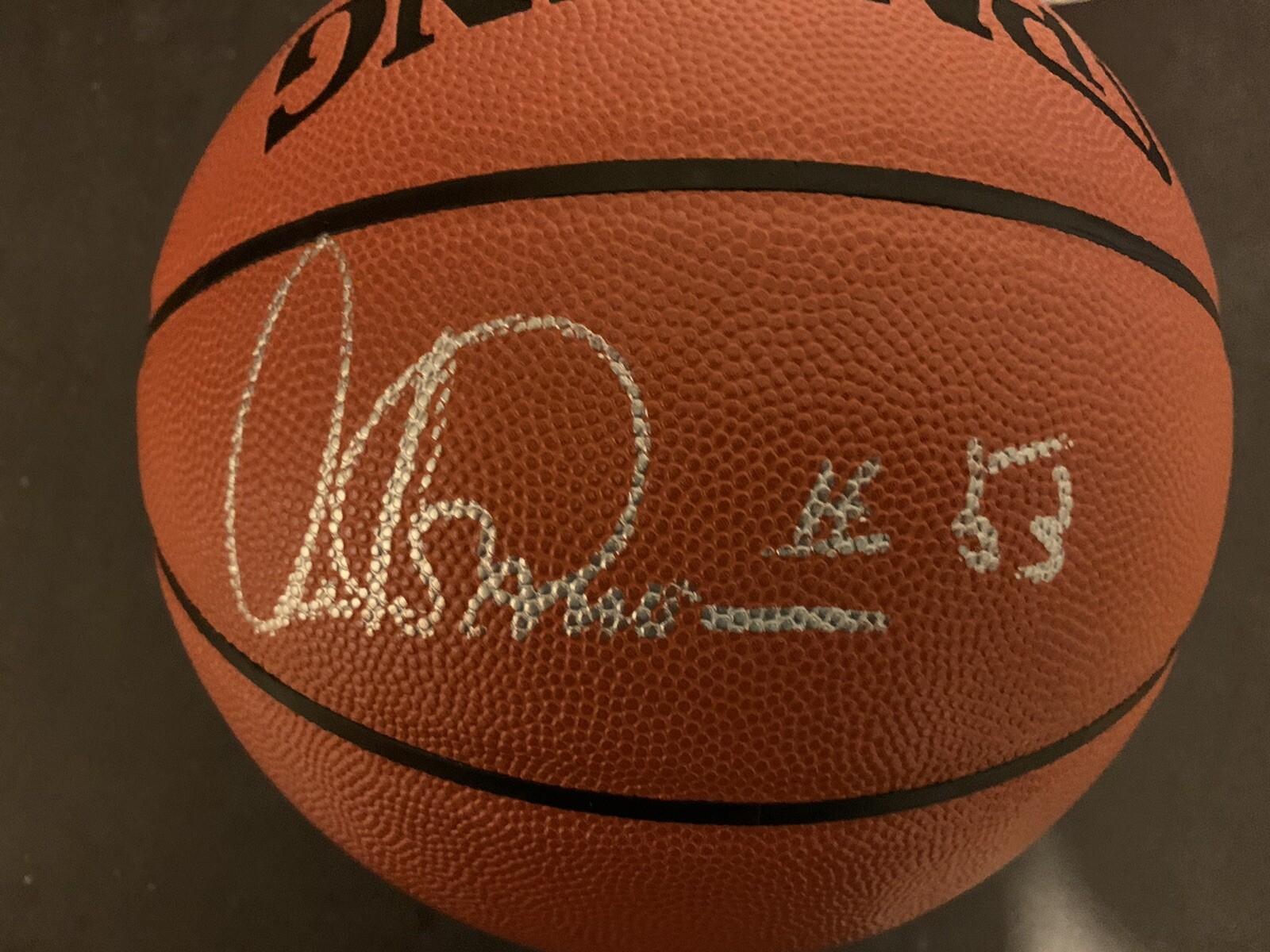 Artis Gilmore Autographed Signed UNIQUE TWICE OFFICIAL NBA BASKETBALL w/ JSA 