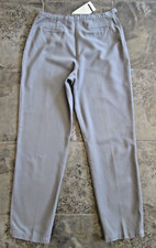 NEW Vintage Sigrid Olsen SPORT Women's Pants 8 28x31 Tapered High Tencel Gray