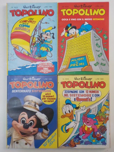 Topolino Annata 1986 Completa n 1571 a 1622 da Collezione - COMPRO FUMETTI SHOP - Picture 20 of 21