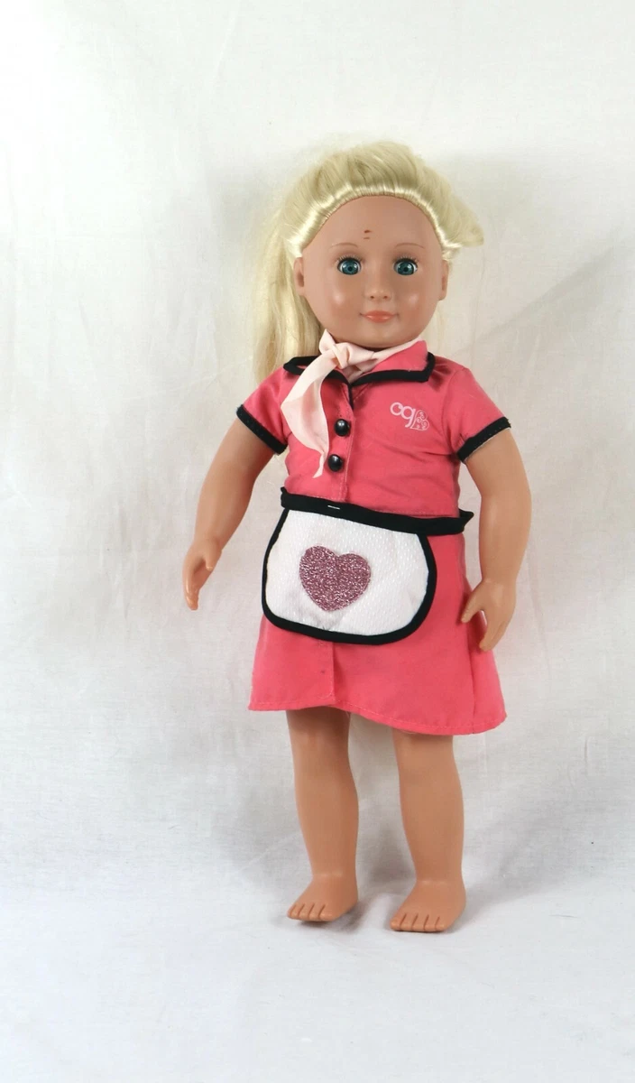 Our Generations Doll BATTAT Blonde Hair Blue Eyes Outfit Hard