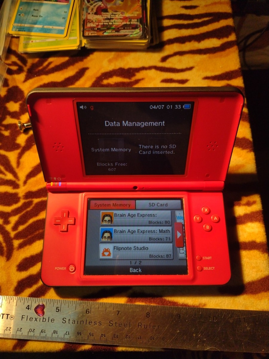 Nintendo NINTENDO DS ニンテンドー DSI RED Nintendo DSi Red console In the box from Japan | eBay