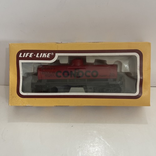 Coche cisterna Conoco vintage HO realista #8524 tren rojo Continental Oil Co caja E1 | Zustand: New