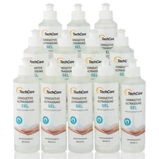 Tens Unit Conductive Ultrasound Gel for Imaging, Cavitation (Pack of 12)