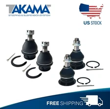 4 pcs Front Lower and Upper Ball Joint Rh/Lh for 2005-2021 TOYOTA TACOMA