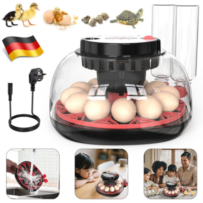 Inkubator Brutautomat 12 Eier Vollautomatisch Brutkasten Hühner Brutmaschine NEU