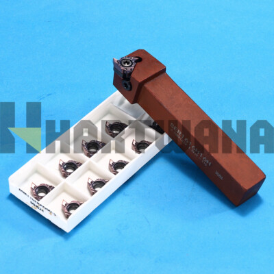 Indexable Threading Tool Holder SER1616H16 Threading Inserts MMT16ERAG60 10PCS