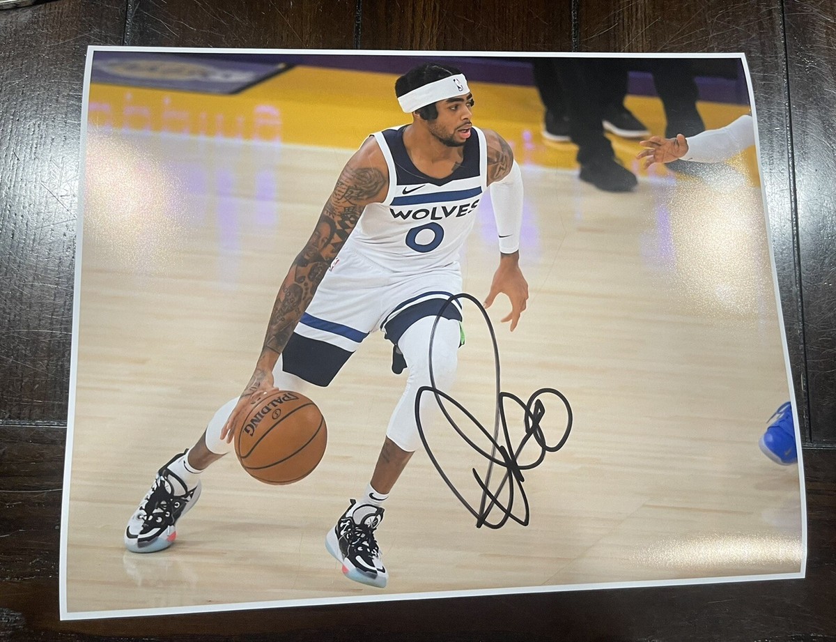 D'Angelo Russell DLo Signed 11x14 Photo NBA Minnesota Timberwolves