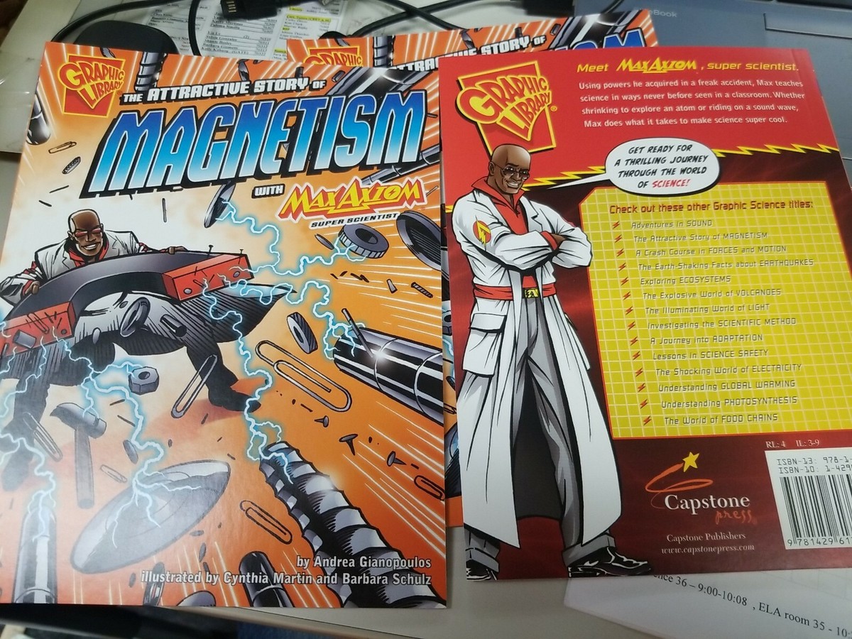 Attractive Story of Magnetism with Max Axiom, Super Scientist by