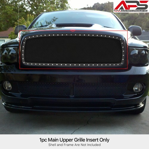 For 2002-2005 Dodge Ram 1500/03-05 3500 Upper Black Mesh LED Grille Insert For 2002-2005 Dodge Ram 1500/03-05 3500 Upper Black Mesh LED Grille Insert