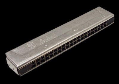 Vintage Hohner Echo Harmonica (Key of D) Made in Germany 40 Hole