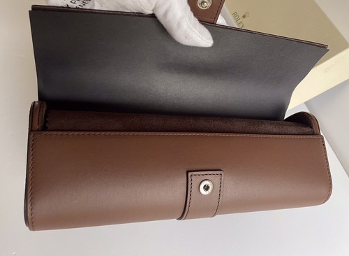 ROLEX 4 Watch Roll Travel Case Pouch Box