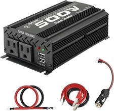 500 watt inverter 12v to 110v dc to ac power inverters for vehicles cars truck