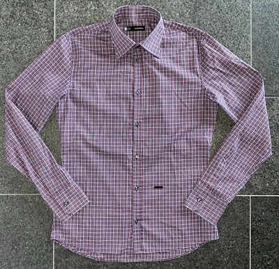 DSQUARED2 F/W 2012 Checkered 50 Gigolo Freizeithemden Shirt Hemd Dress Glencheck