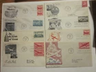 8 US COVERS U.S. AIRMAIL FDC SCOTT 1940'S VARIOUS CACHETS ALL SHOWN