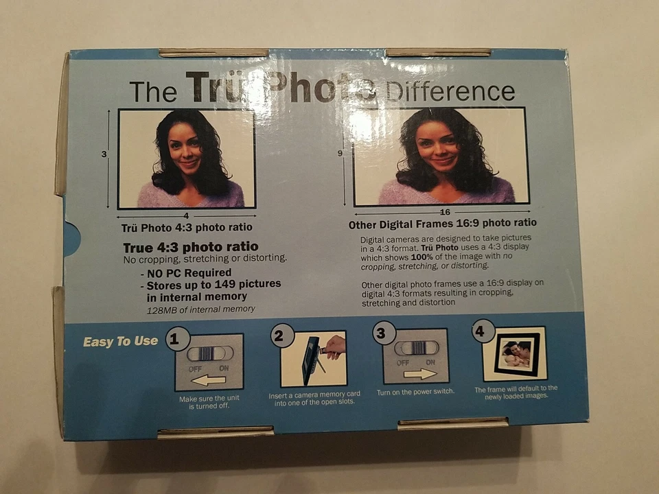 PanDigital Digital Photo Frame - 5.6" Tru Photo Pan56-2 LCD 4:3 w/ Remote 128MB - Image 2 of 4