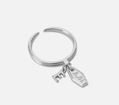 super junior ウニョク  バースデー イニシャル リング EUNHYUK SUPER JUNIOR SMTOWN OFFICIAL GOODS 2022 ARTIST BIRTHDAY