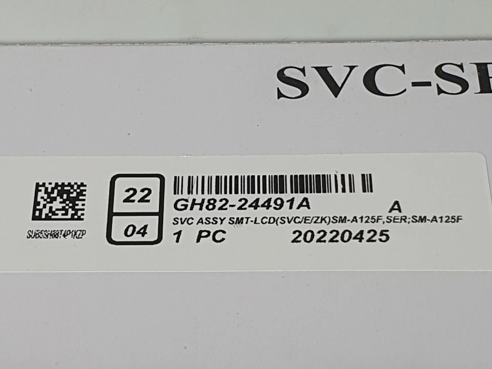 Original Samsung LCD Display  Galaxy A12 + Rahmen GH82-24491A Schwarz _0.1_2