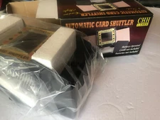 NEW in BOX CHH Games Automatic Card Shuffler 4 Decks - Battery Operated #F14