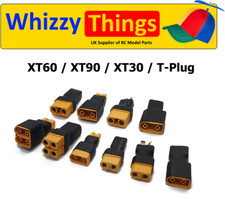 XT30 XT60 XT90 Deans T Plug RC Lipo Battery Adapter Connectors Female Male Plug