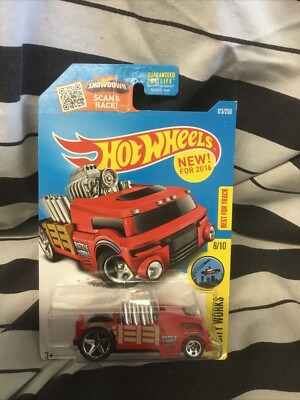 2016 Hot Wheels CRATE RACER- HW City Works 8/10 - 173/250 - Best for Track