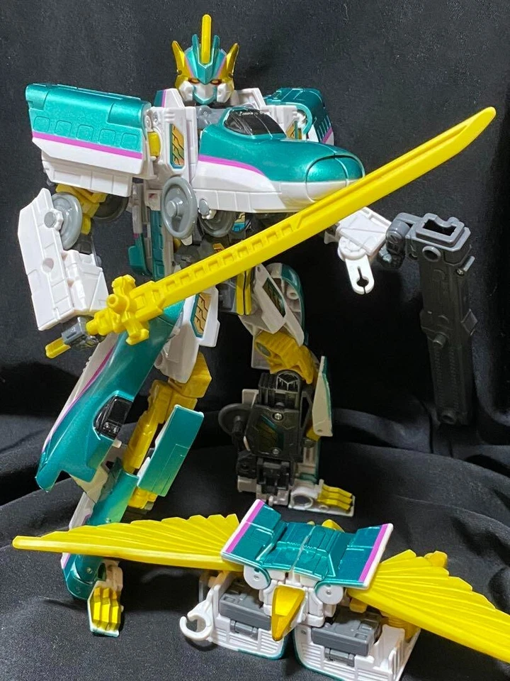 Robo deformado Pla-rail Shinkansen SHINKALION DXS101 E5 Hayabusa MkII usado en caja Foto 3 de 4