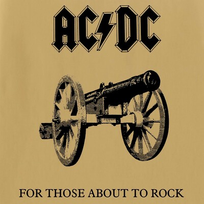 AC/DC For Those About to Rock BANNER HUGE 4X4 Ft Fabric Poster