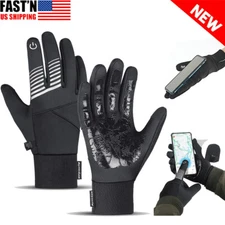 Winter Thermal Sports Windproof Ski Touchscreen Full Finger Gloves for Men Women