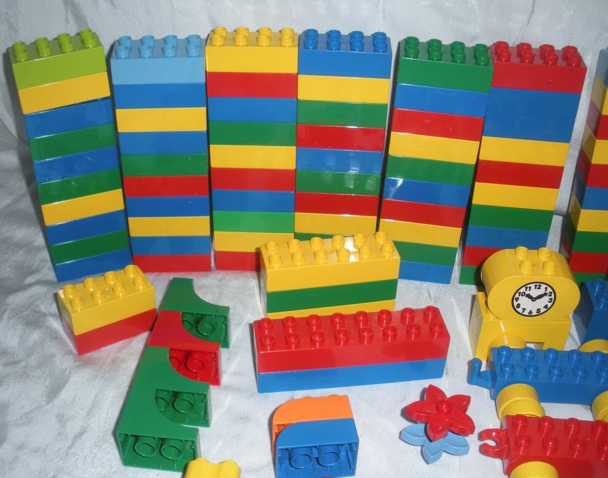 Vintage Large lot LEGO Duplo Bricks and Pieces People