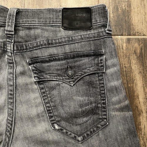 Jeans denim True Religion Geno Made In USA anni 2010 con patta tascabili - Foto 5 di 8