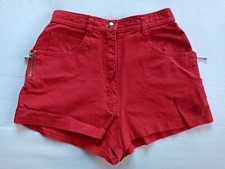 Vintage Tomboy Le Sport Red Booty Shorts Size 5 Made In Hong Kong 100 Cotton