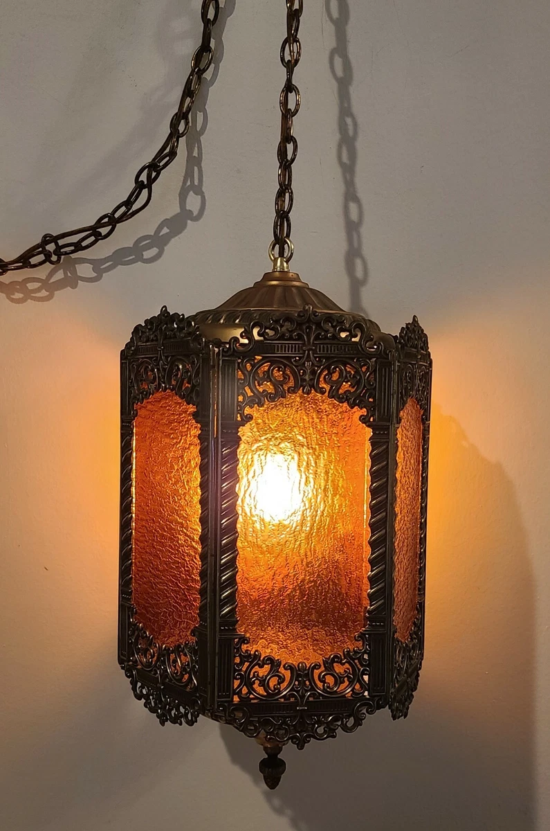 Vintage hanging hotsell light fixtures