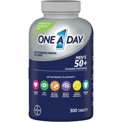 One A Day Men's 50+ Complete Multivitamin, 300 Tablets ... One A Day Men's 50+ Complete Multivitamin, 300 Tablets ...