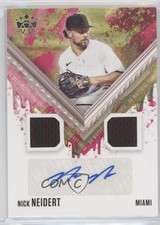 2021 Panini Diamond Kings DK Material Signatures Nick Neidert #DKMS-NN Auto sh7