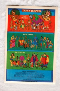 Laff A Lympics TV Show Cartoon Promotional Poster Lobby Card Size #1