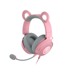 Razer Kraken Kitty V2 Pro Quartz Pink Wired RGB Gaming Headset w/ Detachable Mic