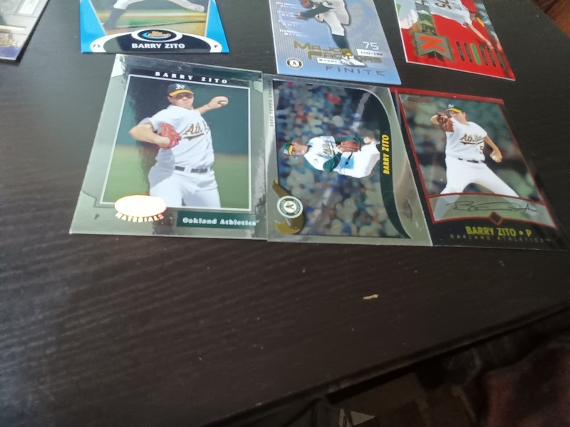 Barry Zito Baseball cards Oakland Athletics 11 card lot 4 #D 7 Base