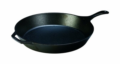 Lodge 15 Inch Cast Iron Pre-Seasoned Skillet   15 (1 Count), Black 