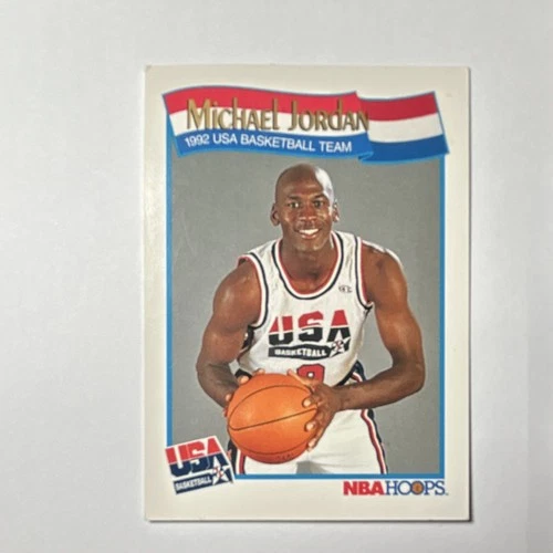 1991-92 NBA Hoops Michael Jordan #579 USA Basketball Team Base Set Card