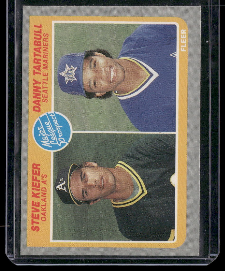 1985 Fleer #647 Steve Kiefer / Danny Tartabull
